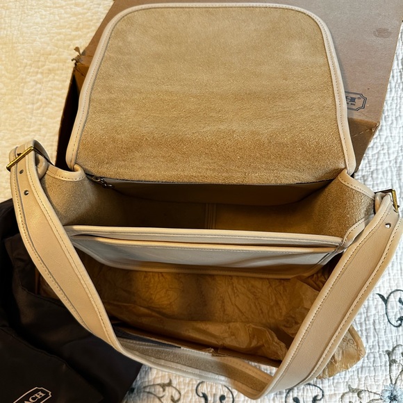 ⭐️Authentic VINTAGE Coach Classic shoulder flap saddle Bag 9170 - Picture 12 of 16